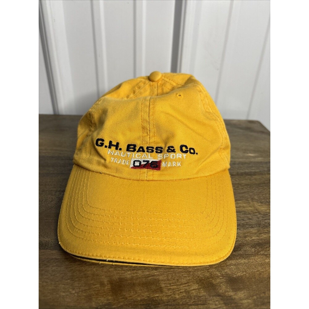 Vintage G.H. Bass & Co. Nautical Sport Cotton Ball Cap
